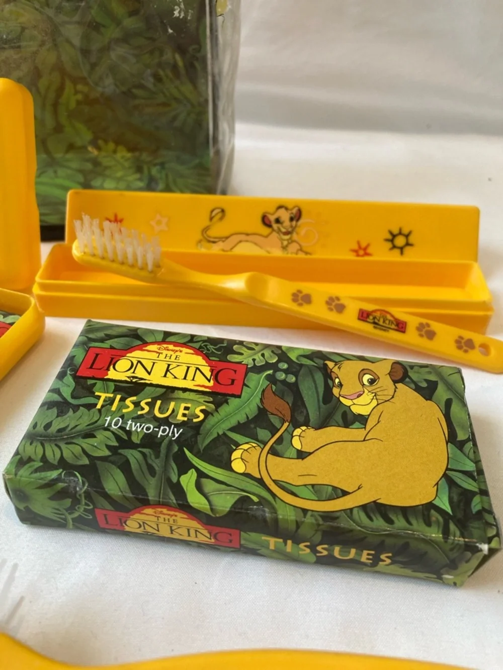 Vintage Lion King Travel Bag Toiletries 90s Disney Memorabilia Simba Pumba Timon